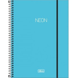 Caderno Universitário Neon Cores 10 Matérias