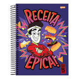 Caderno Youtuber Enaldinho 1 Matéria Capa Dura Com Adesivos