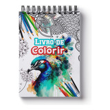 Caderno/livro De Colorir Adulto Antiestresse Animais