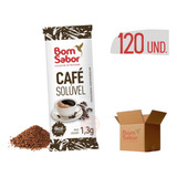 Café Solúvel Sache 1,3g Bom Sabor Tipo Pelé Stick 120 Und