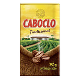 Café Torrado E Moído A Vácuo Tradicional Caboclo Pacote 250g