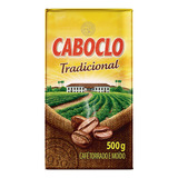 Café Torrado E Moído A Vácuo Tradicional Caboclo Pacote 500g