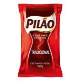 Café Torrado E Moído Tradicional Pilão Pacote 500g