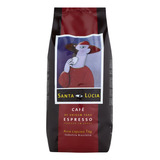 Café Torrado Em Grãos Espresso Santa Lúcia Pacote 1kg