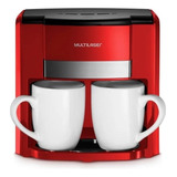 Cafeteira 2 Xícaras Semi Automática Vermelha 220v Gourmet 