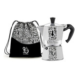 Cafeteira Bialetti Moka 3 Cups + Bag 90 Anos