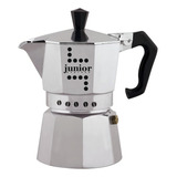 Cafeteira Bialetti Moka Junior Prateada Italiana 9 Xicaras Cor Prateado