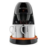 Cafeteira Cadence Single Contrast Caf218 Semi Automática Preta E Laranja De Filtro 220v