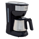 Cafeteira Inox Elétrica 38 Xícaras Black&decker 127v Filtro Cor Preto