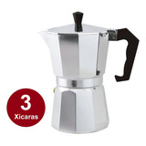 Cafeteira Italiana 150ml Express 3 Xícaras Café Aço Wincy Cor Prata Não Se Aplica
