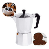 Cafeteira Italiana Inox Moka 300ml 6 Xícaras Café Expresso