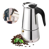 Cafeteira Italiana Moka Café De Inox Indução E Gás 6 Xícaras