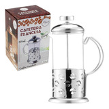 Cafeteira Prensa Francesa Cremeira Café Leite 800ml Prata