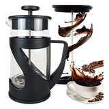 Cafeteira Prensa Francesa Manual Preta Cremeira Vidro 800ml