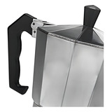 Cafeteira Tipo Italiana Alumínio 3 Xícaras Af03 Mimo Style Cor Cinza