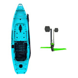 Caiaque Alpha Com Pedal Cross Drive Milha Náutica Cor Azul Mar