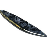 Caiaque Duplo De Pesca K2 Pró Fibra 2 Lugares + Remos Black 