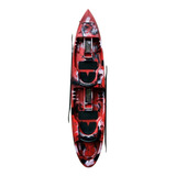 Caiaque Duplo New Foca Standard C/ Encosto + 2 Remos Caiaker