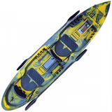 Caiaque Duplo Pesca Passeio New Foca Standard Com 2 Remos 