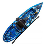 Caiaque Robalo Caiaker Pro Com Cadeira + Remo Azul Pesca