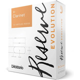 Caixa 10 Palhetas Clarinete D'addario Reserve Evolution 3,0