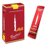 Caixa 10 Palhetas Sax Soprano Vandoren 2 Java Red Cut