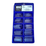 Caixa 100 Tips Curvatura C Transparente