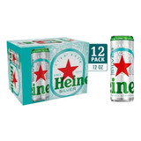 Caixa 12 Latas Cervejas Heineken Silver