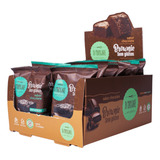 Caixa 12 Unidades Brownie Fit Chocolate 30g Sem Açúcar Glúten E Leite Di Mangiare