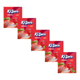 Caixa 15 Suco Refresco Em Pó Ki-suco Morango Faz 1 Litro