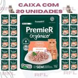 Caixa 20 Un Premier Orgânico Gatos Adultos Frango, Chia Quin