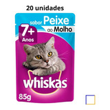 Caixa 20 Whiskas Sachês Sênior 7+