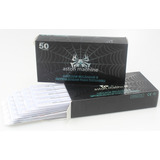 Caixa 50 Agulhas Magnum Curvada Rm Tatuagem Tattoo Round