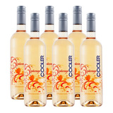 Caixa 6 Cooler Góes Pêssego Vinho Branco 750ml Original