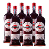Caixa 6 Martini Vermute Rosso Aperitivo 750ml Original