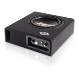 Caixa Amplificada Boog Mini Slim 8 Pol Som Carro Sub-woofer