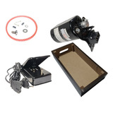 Caixa Base Madeira Motor 110v Com Pedal Singer 15c Pretinha