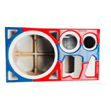 Caixa Bob Horizontal 4 Vias Falante 15 / Médio 8 Carro Top