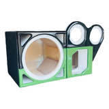 Caixa Bob Horizontal 4 Vias Falante 15 / Médio 8 Top Carro