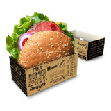 Caixa Box Kraft P/ Lanches Delivery Food Truck 100 H7d A85