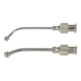 Caixa C/ 10 Ponteiras Canula - Aço Inox P/ Seringa - 2.0 Mm
