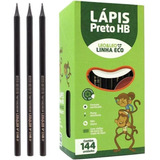 Caixa C/ 144 Lápis Preto Hb Ecologico Sextavado - Leo&leo 