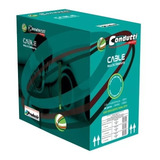 Caixa Cabo De Rede Preto 300 Metros Multicameras Cftv 24 Awg