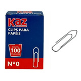 Caixa Com 100 Clips Para Papéis