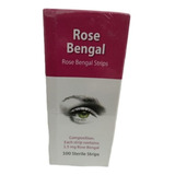 Caixa Com 100 Tiras De Rosa Bengala - Rose Bengal