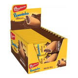 Caixa Com 20 Barrinhas De 25gr Sabor Chocolate Bauducco 500g