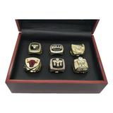 Caixa Com Anel De Campeão Nba Chicago Bulls Michael Jordan