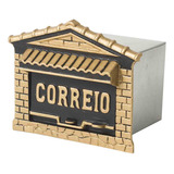 Caixa Correio Portuguesa Frontal 15x21x15 Para Muro - Fuzil