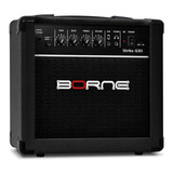 Caixa Cubo Amplificador Guitarra Borne Strike G30 Preto