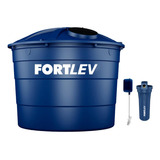Caixa D'água Fortlev 7.500l Com Válvula Boia E Filtro